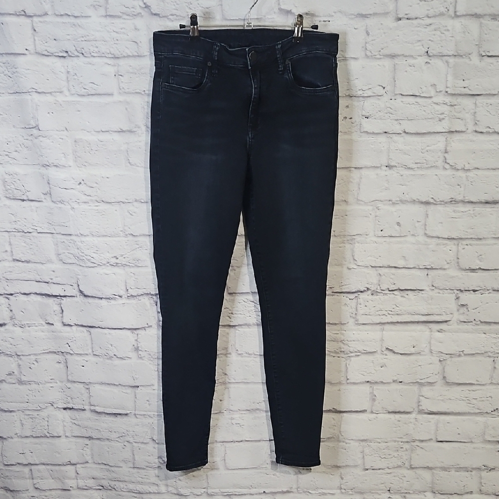 Kut from the Kloth Dark Wash High Rise Toothpick Skinny Jeans